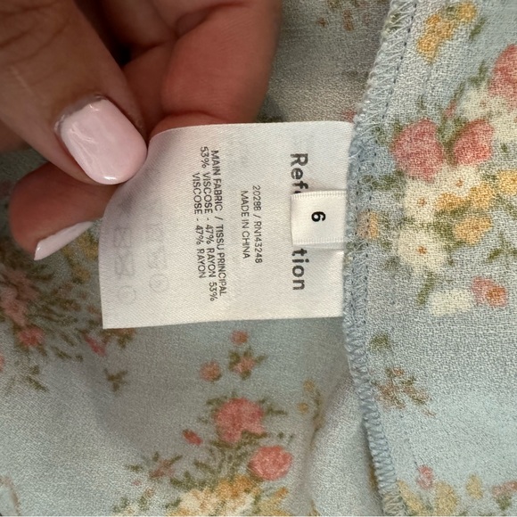 Reformation Humphrey Floral Mini Dress in
Grazia - Picture 8 of 9